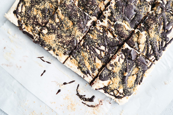 Made with real graham crackers, these toasty No-Bake S'mores Bars are satisfying sweet treats that taste like they just came off the campfire.