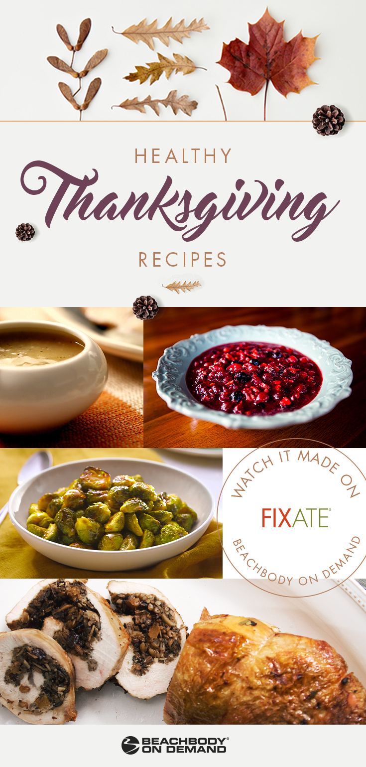 Healthy Thanksgiving Recipes from FIXATE