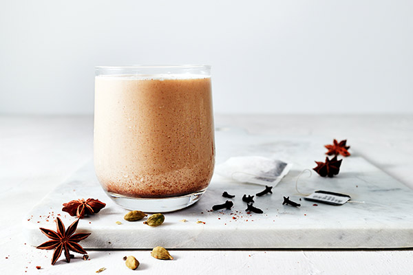 This refreshing Thai Iced Tea Shakeology smoothie features Thai spices like cloves, star anise, and cardamom blended with creamy Vanilla Shakeology.