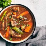 Instant Pot Beef Stew in a bowl