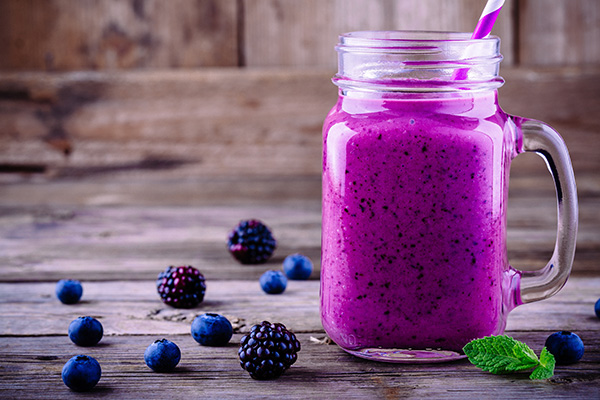 Triple Berry Breakfast Smoothie