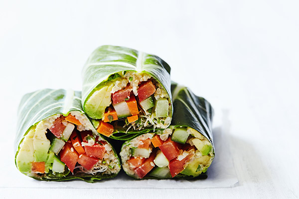 Crunchy Veggie Wraps