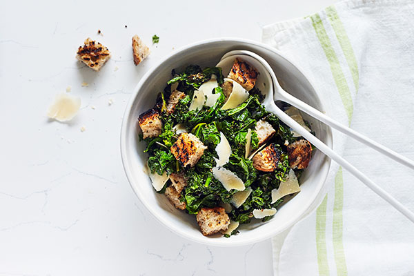 Easy Healthier Caesar Salad