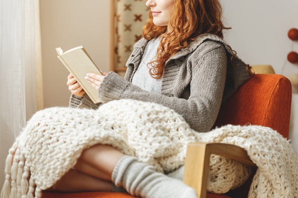 woman reading