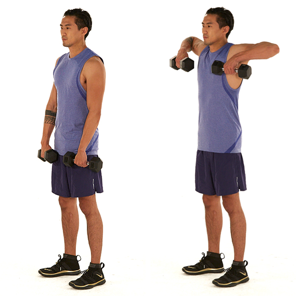 How to Do a Dumbbell Upright Row BODi