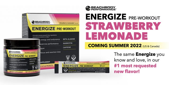 Coming Soon: Energize Strawberry Lemonade