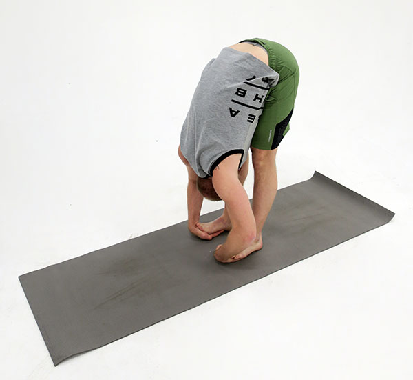 padahastasana forward fold | ashtanga yoga