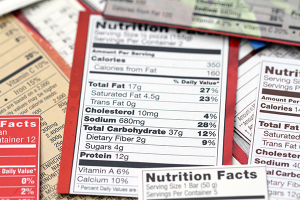 Nutrition Facts Label