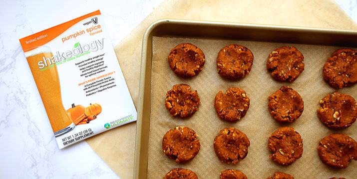Nutty Pumpkin Spice Shakeology Cookies