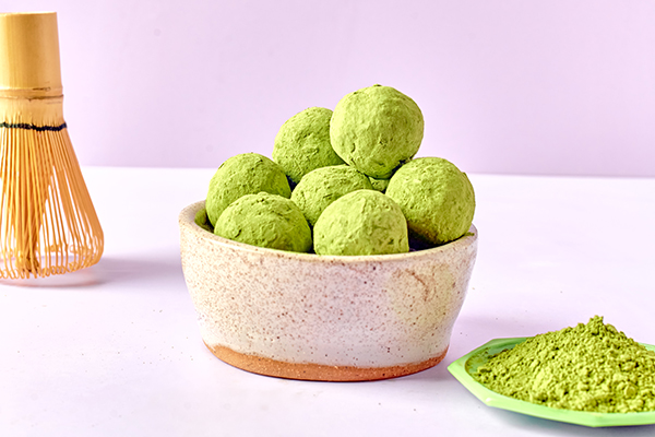 Chocolate Matcha Vegan Energy Balls