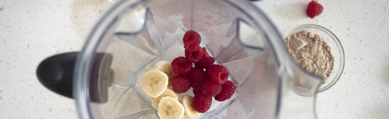 Banana raspberry Shakeology recipe