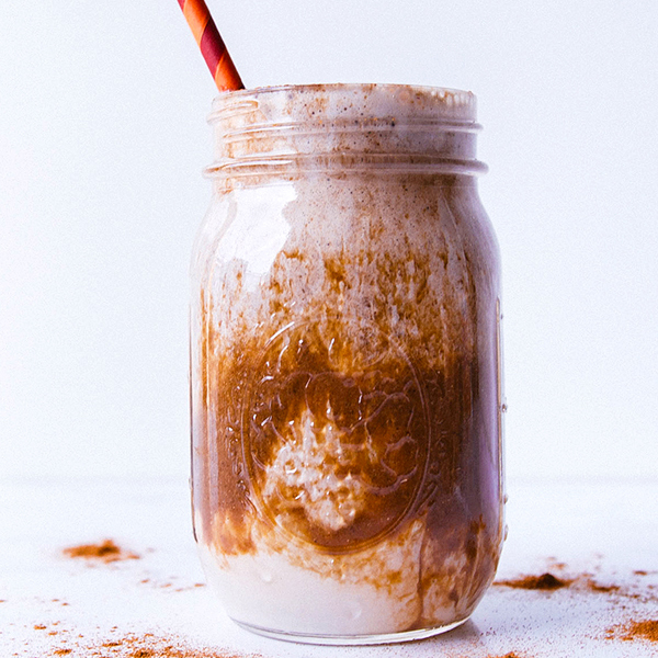 Iced Cinnamon Almond Milk Macchiato Shakeology