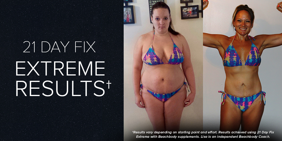 My 21 Day Fix Extreme Results on Day 10