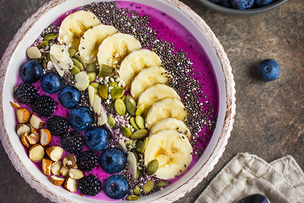 Banana Berry Smoothie Bowl