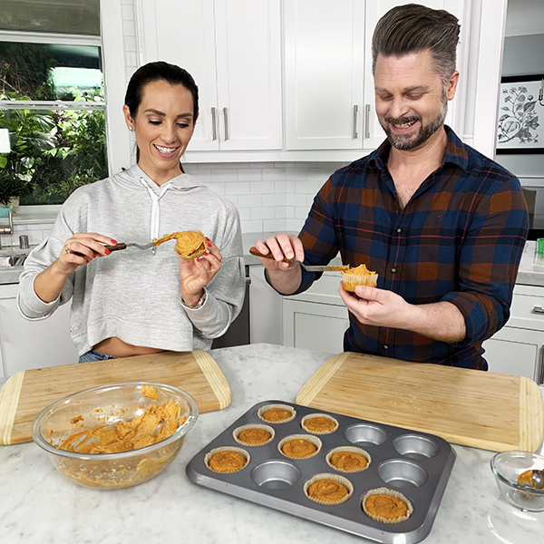 Autumn Calabrese makes Pumpkin Muffins