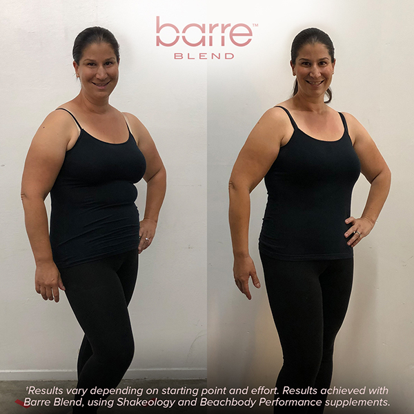 Before and after photos for Barre Blend