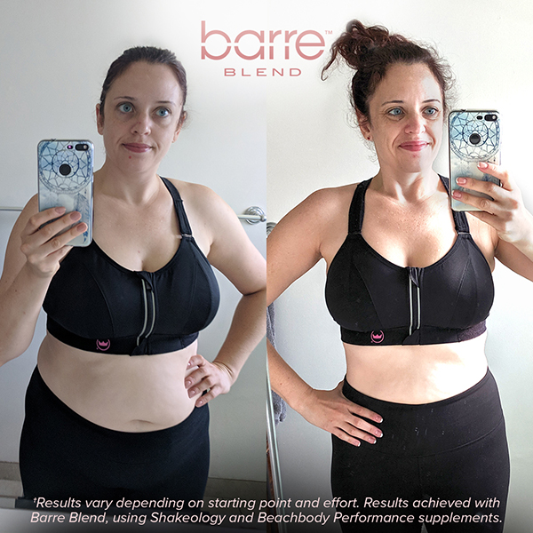 Before and after photos for Barre Blend