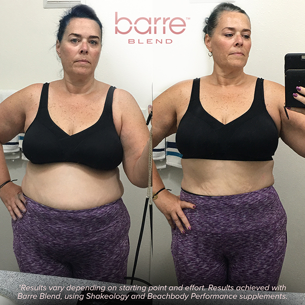 Before and after photos for Barre Blend