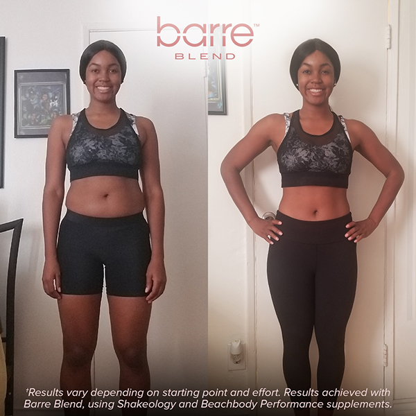 Before and after photos for Barre Blend