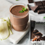 Chocolate Zucchini Bread Shakeology in a glass