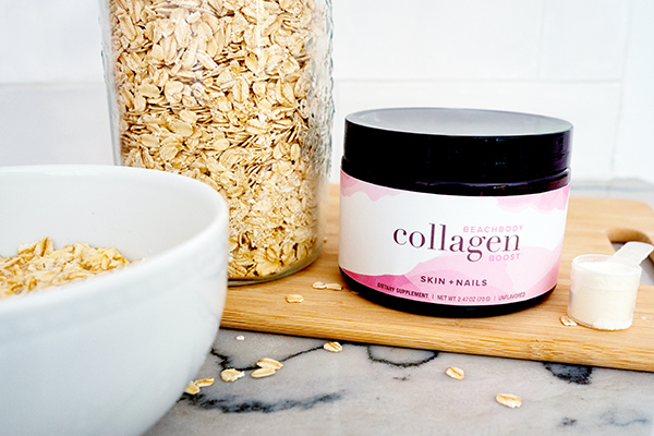 Collagen powder with oats