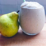 Pear Ginger Vanilla Shakeology in a glass