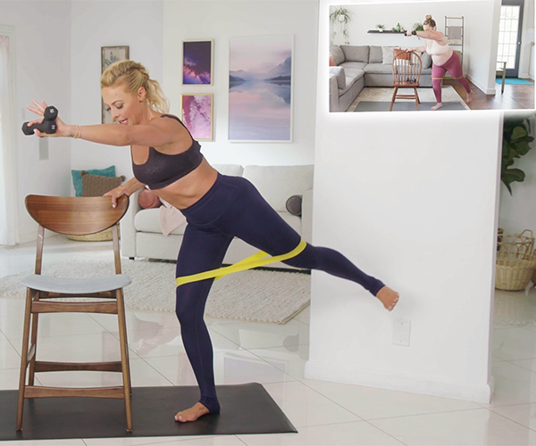 Elise Joan doing Pre & Post Natal Barre Blend workout