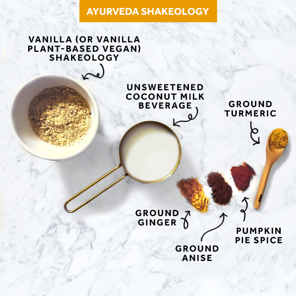 Ayurveda Shakeology ingredients