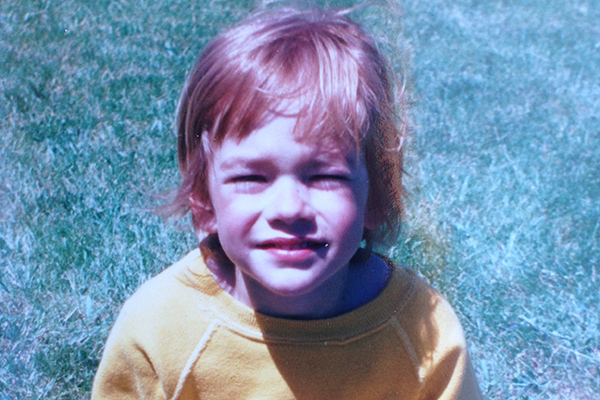 Darin Olien, Shakeology co-creator, as a child.
