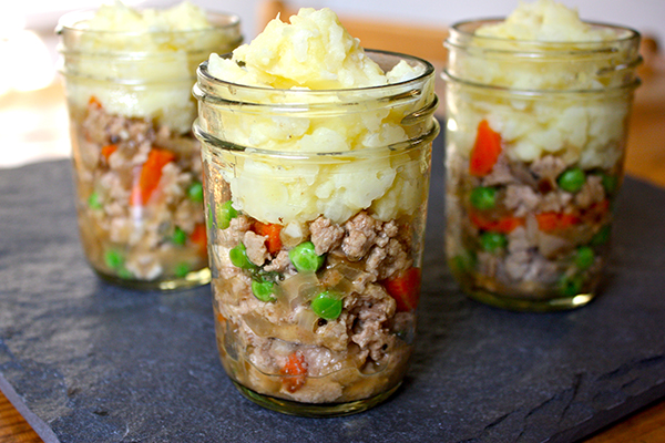 Mason Jar Shepherd's Pie Meal Prep - Carmy - Easy Healthy-ish Recipes