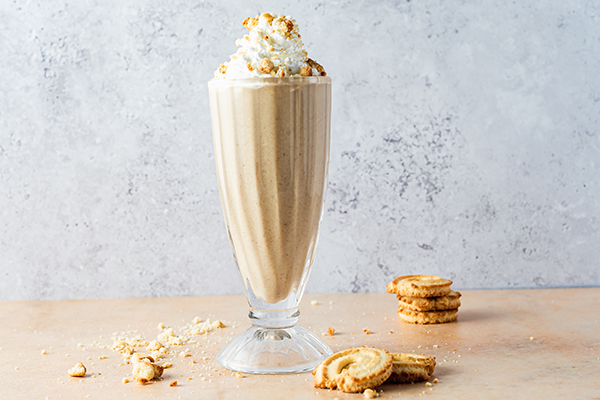 Butter-Cookie-Shakeology in a glass