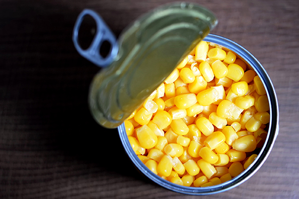 Canned corn