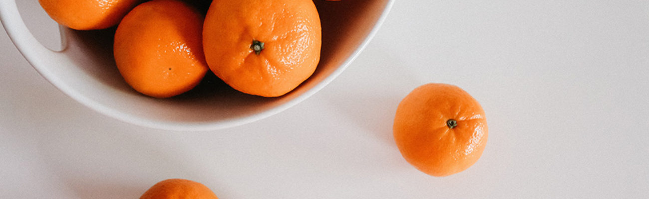 Clementines in a bowl