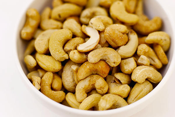 Bowl of cashews