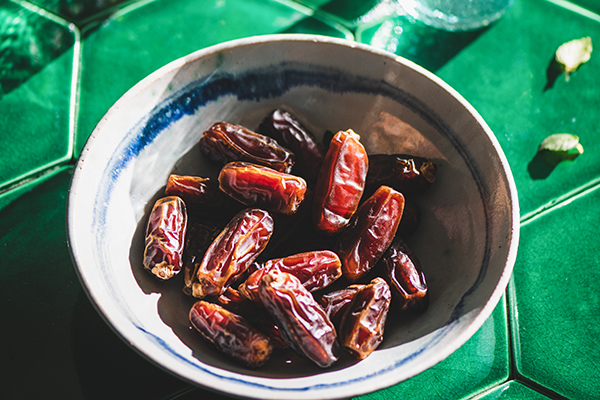 Dates in a bowl