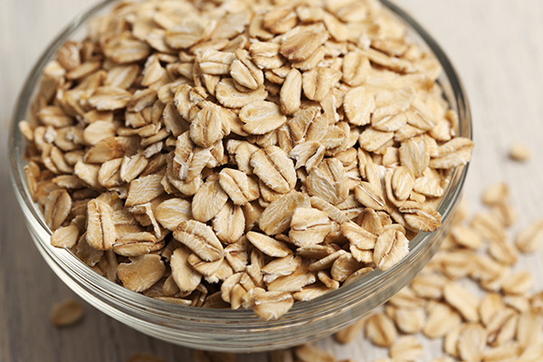 Oats in a bowl