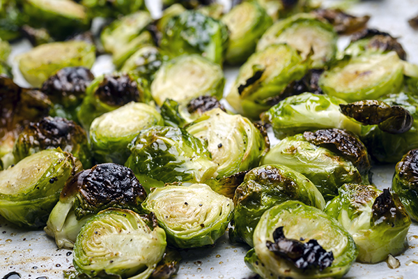 Roasted Brussels sprouts