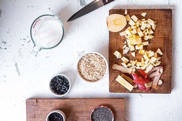 Ingredients for overnight oats