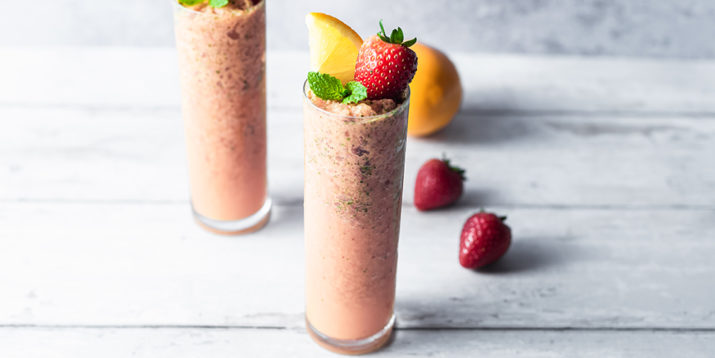 Limonade Rafraîchissante à la Fraise Avec Energize