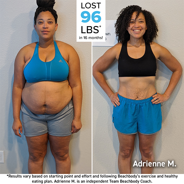 Adrienne Moses before and after photo