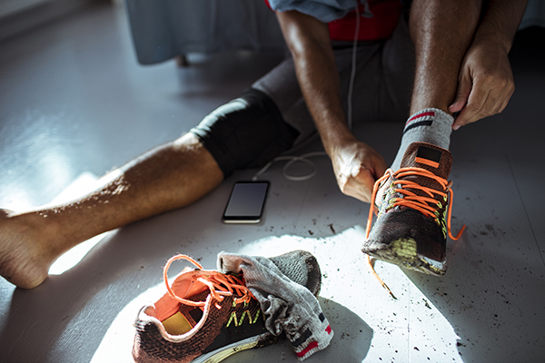 Athlete's foot shop running shoes