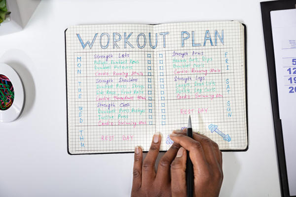 workout planner | how to get back in shape