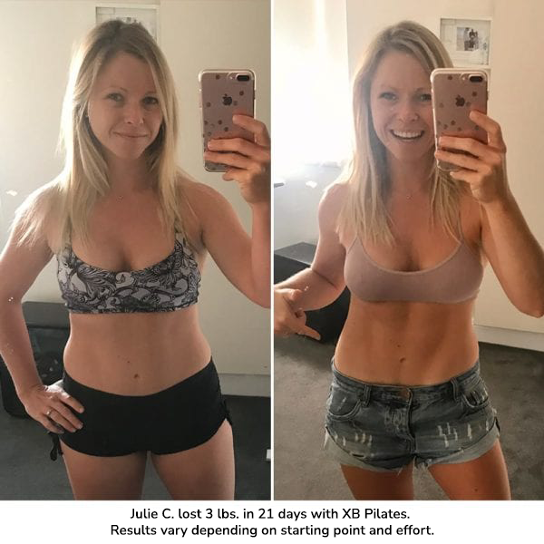julie before and after | xb pilates results