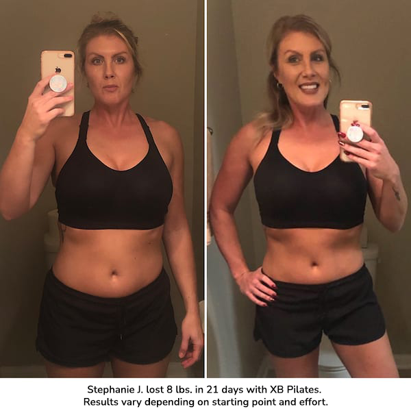 stephanie before and after | xb pilates results