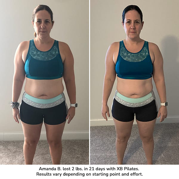 amanda before and after | xb pilates results