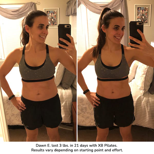 dawn e before and after | xb pilates results