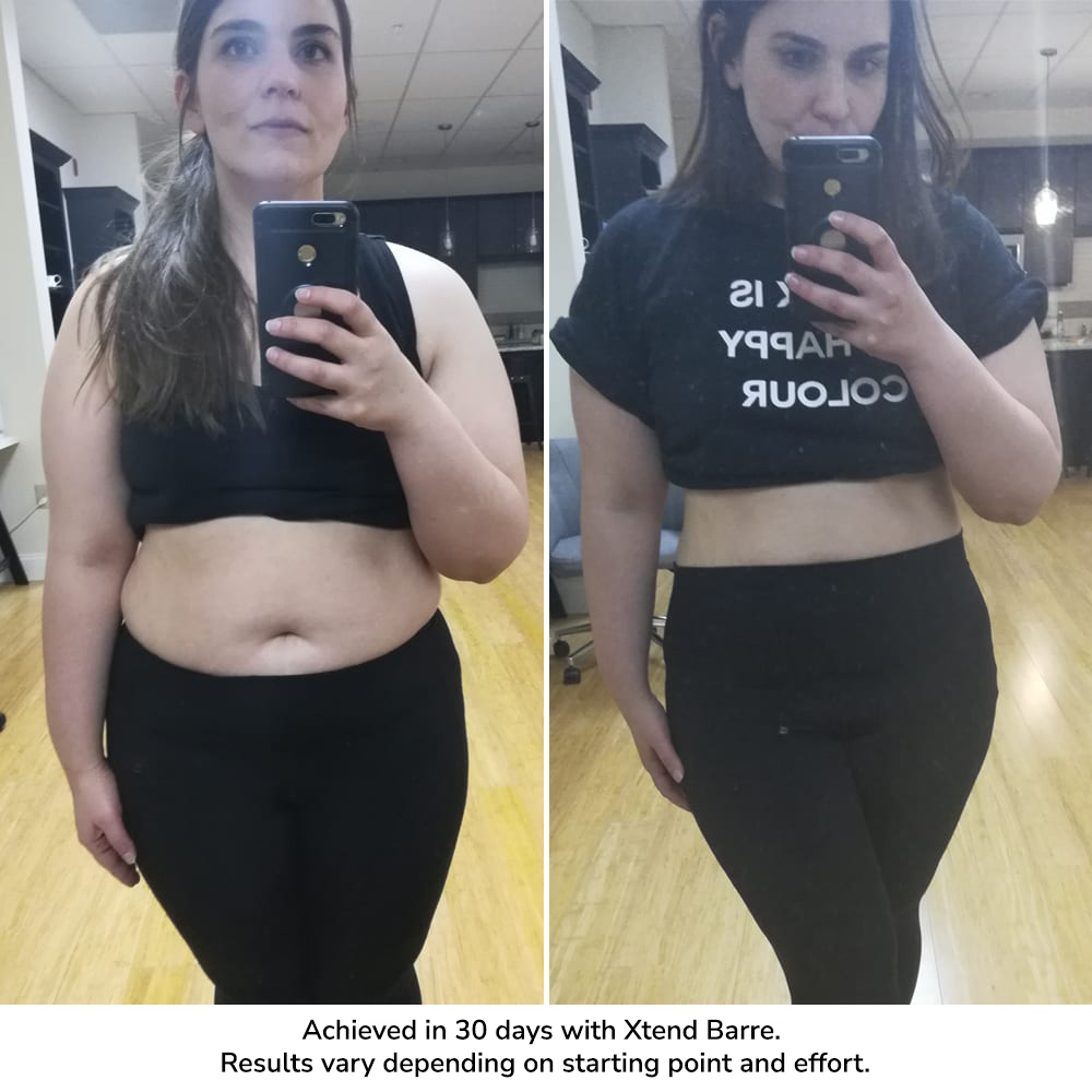 jaclyn xtend barre transformation | xtend barre results