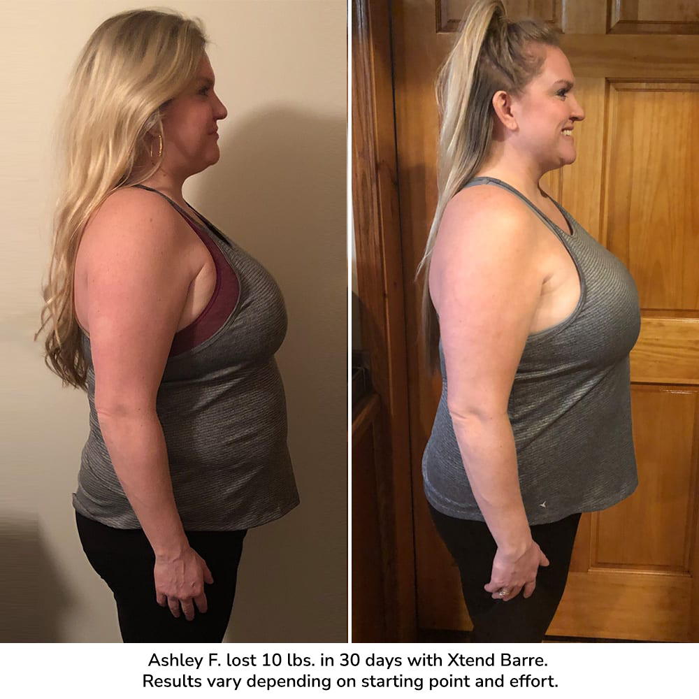 ashley xtend barre transformation | xtend barre results