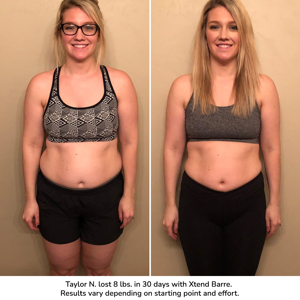 taylor xtend barre transformation | xtend barre results