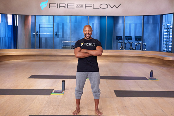 Man wearing FIRE AND FLOW Apparel